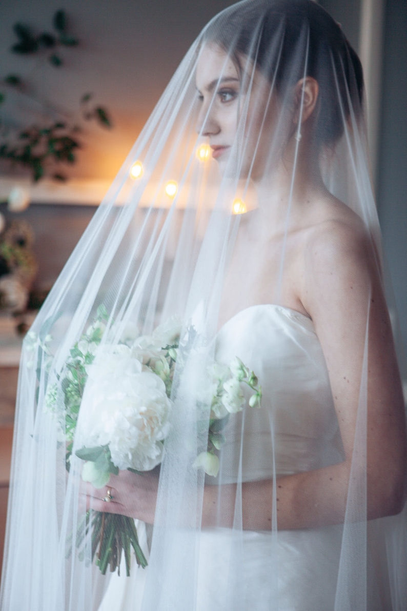 Long Blusher Wedding Veil Bridal Veil With Blusher Cathedral Etsy UK Long blusher wedding veil bridal veil with blusher cathedral etsy uk