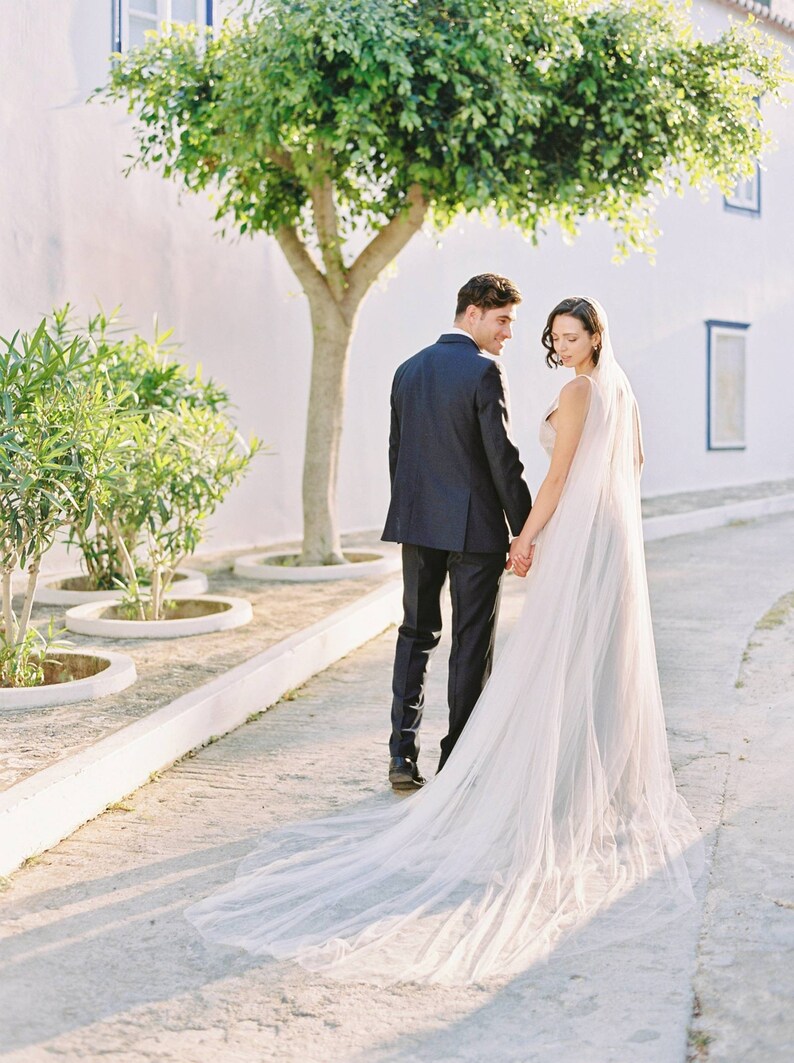 Cathedral Veil Long Wedding Veil Cathedral Length Bridal Etsy