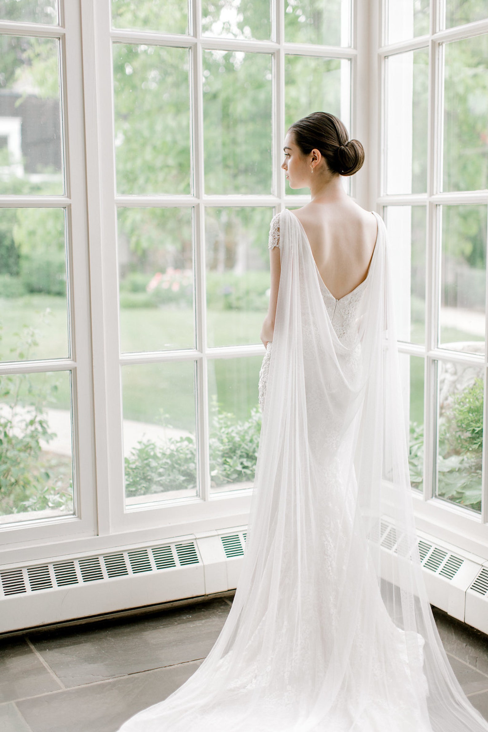 Silk Bridal Cape Wedding Cape Cape Veil Silk Cape Silk Etsy