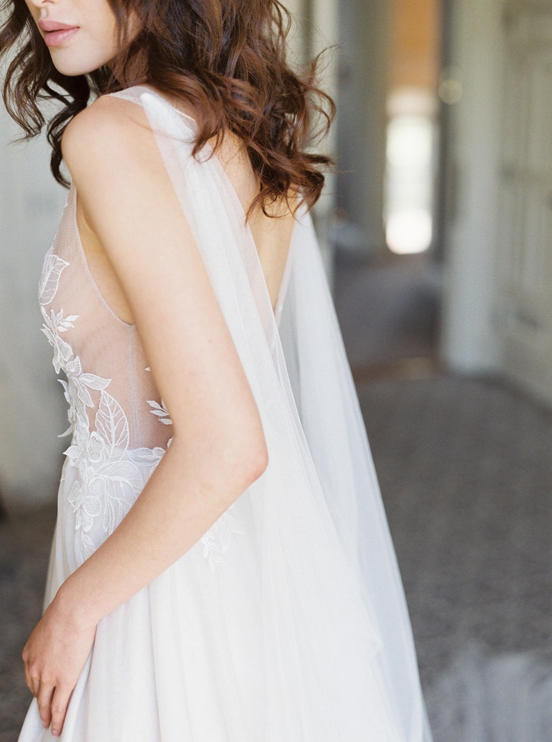 Wedding Cape Shoulder Cape Veil Ivory Bridal Cape Wedding Etsy Canada