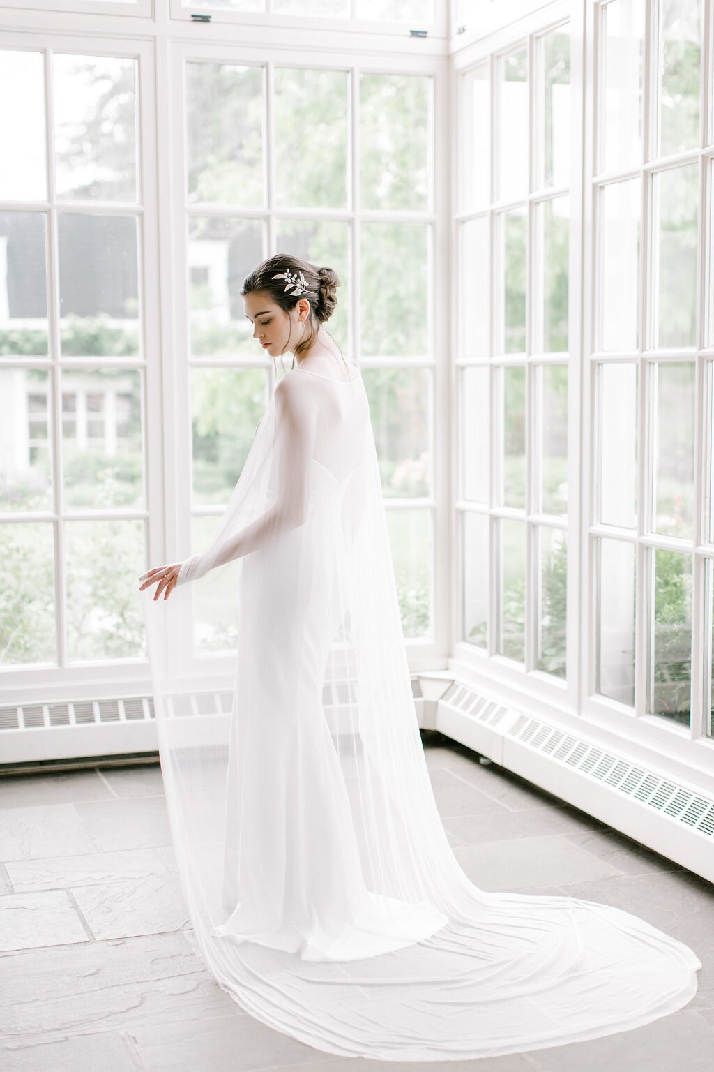 Silk Bridal Cape Silk Wedding Cape Silk Cape Bridal Etsy