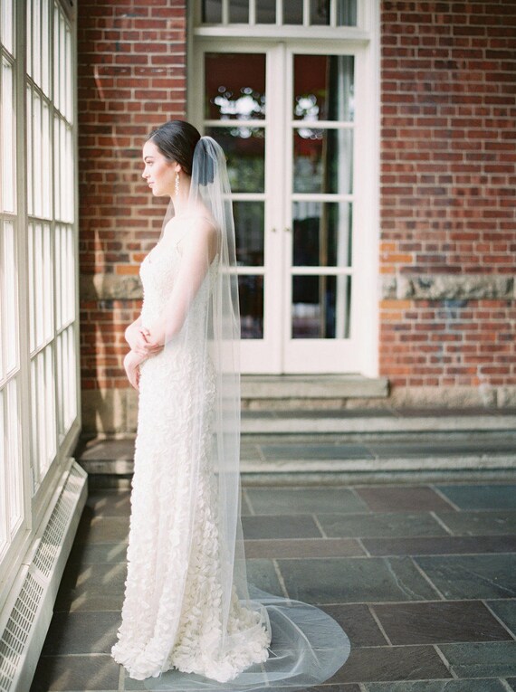 very sheer wedding veils