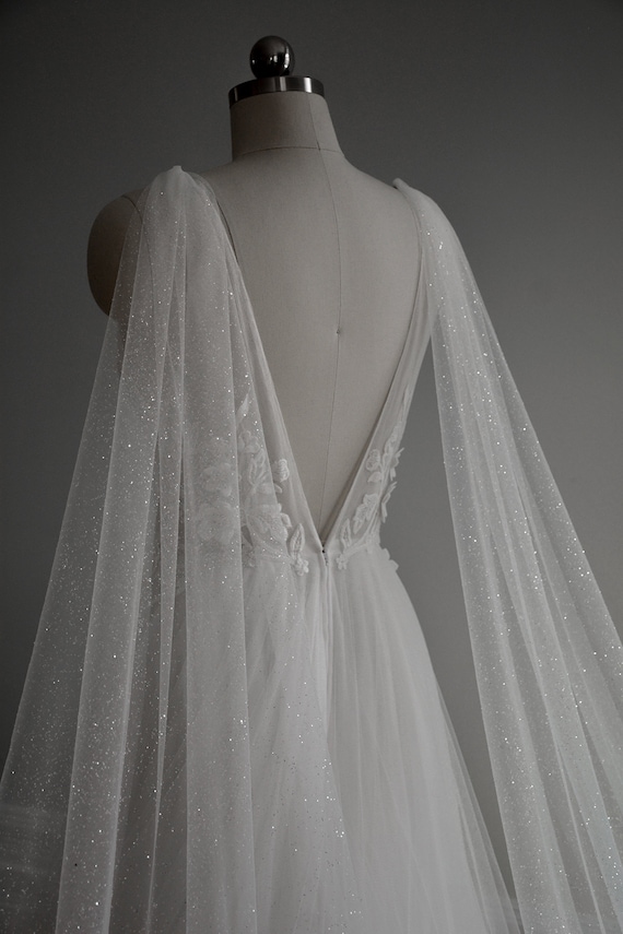 Alas de tul brillantes alas de novia alas de vestido de - Etsy España Alas de tul brillantes alas de novia alas de vestido de - Etsy España