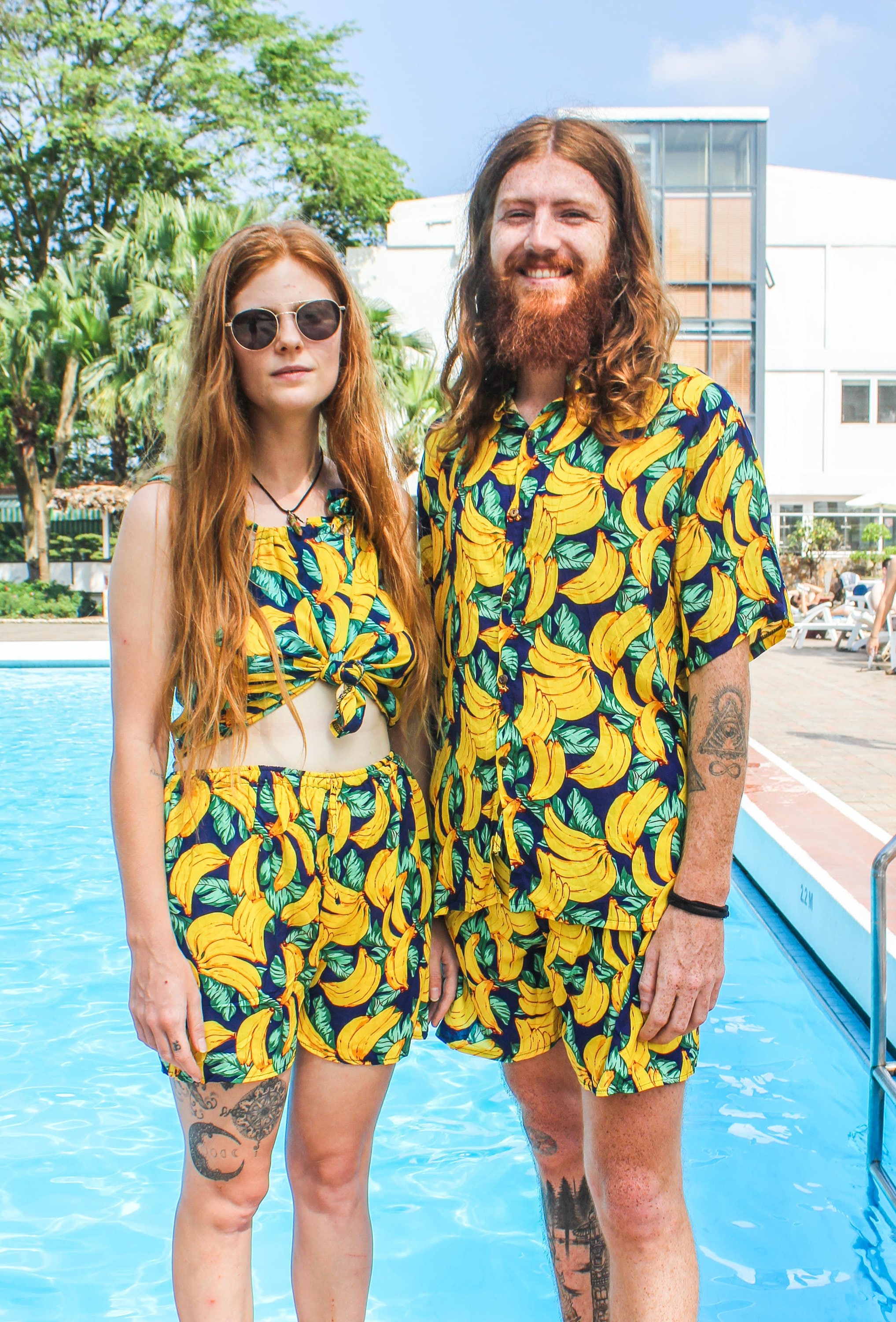 COUPLES BANANA MATCHING Outfits for festivals beach parties Etsy