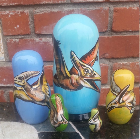 dinosaur russian dolls