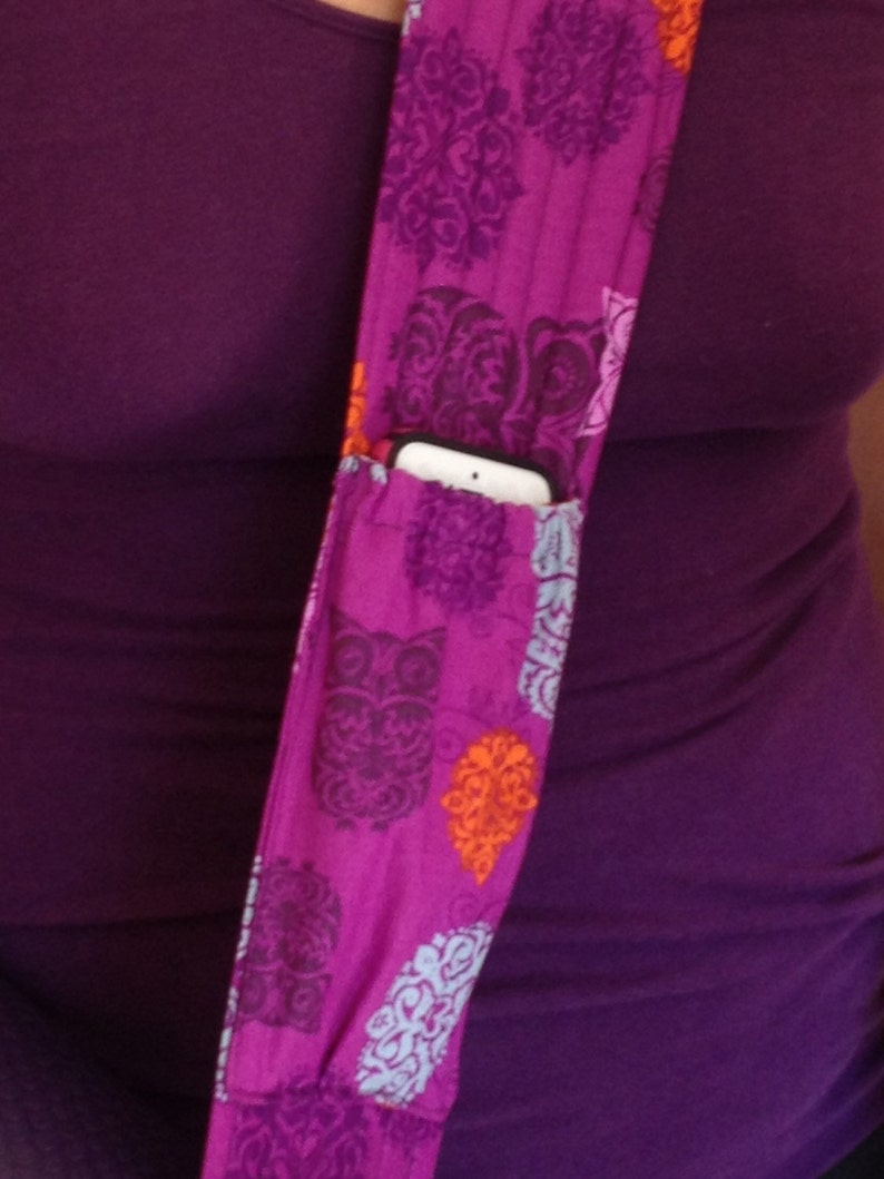Customized handmade yoga sling for extra long manuka yoga mat Etsy