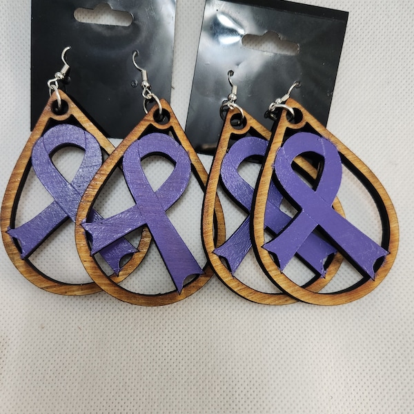 Domestic Violence Awareness Earrings