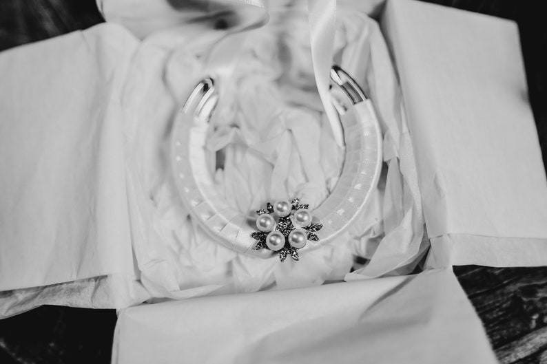 Personalised Wedding Horseshoe Lucky Horseshoe Ivory/light Etsy