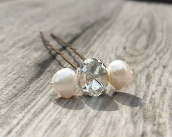 Diamante Hair Pins - Etsy UK Diamante Hair Pins - Etsy UK