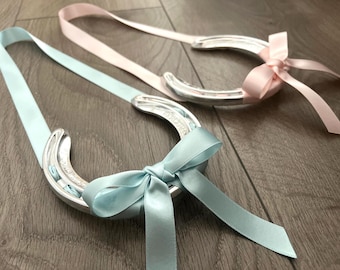 Personalised Christening Real Horseshoe: Baby Keepsake, Lucky Charm