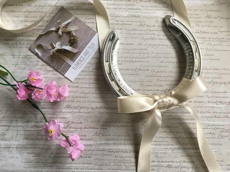 Wedding Horseshoe Good Luck Horseshoe Lucky Horseshoe Etsy UK