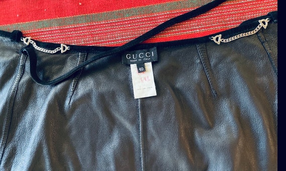 Gucci Suede Miniskirt - image 5