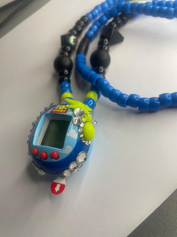 One of a Kind ASAP ROCKY Tamagotchi Like Knock up Beaded Necklace