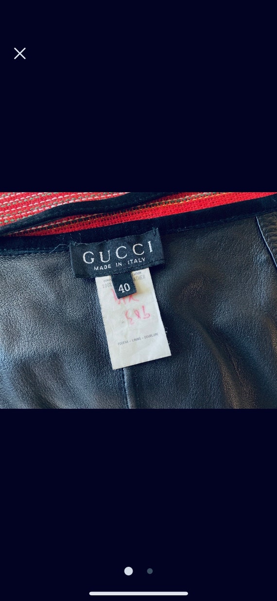 Gucci Suede Miniskirt - image 2