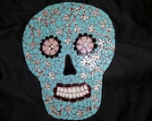 Turquoise Mosaic Sugar Skull