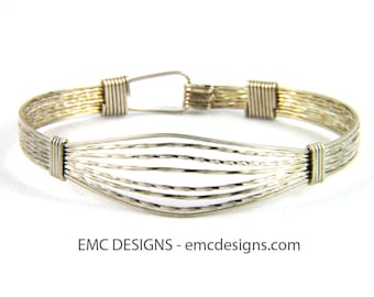 Classic Triple Wide Bracelet in Sterling Silver