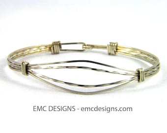 Classic Single Wide Bracelet in Sterling Silver