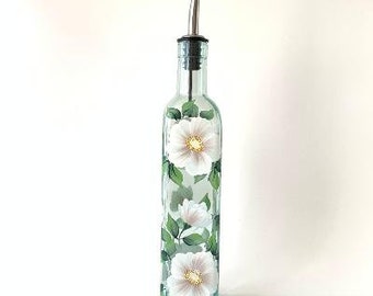 Oil Bottle- White Beach Roses