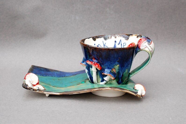 alice in wonderland cup and saucer set
