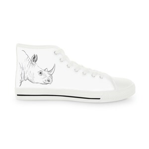 IllustrationHigh Top Sneakers, Wal, Geschenk, Modischer Schuh, Illustration, Tattoo, Gothic, Schwarz und Weiß, Modischer Schuh, Gothic Schuhe