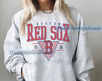 Vintage Boston Red Sox Sweatshirt | Boston Baseball Shirt | Boston EST 1901 Sweatshirt | Vintage Baseball Fan Shirt