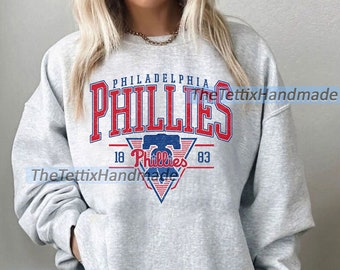 Vintage Philadelphia Phillies Sweatshirt | Philadelphia Baseball Shirt | Philadelphia EST 1883 Sweatshirt | Vintage Baseball Fan Shirt