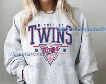 Vintage Minnesota Twins Sweatshirt | Minnesota Baseball Shirt | Minnesota EST 1901 Sweatshirt | Vintage Baseball Fan Shirt