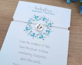 Babyloss Awareness Week 2024 | Babyloss Wish Bracelet | Awareness Gift | BLAW2024 | Babyloss Gift | Wish Bracelet