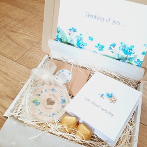 Forget Me Not Comfort Box / Bereavement Box / Miscarriage / Babyloss / Hug in a box / Letter Box Gift / Thinking of you