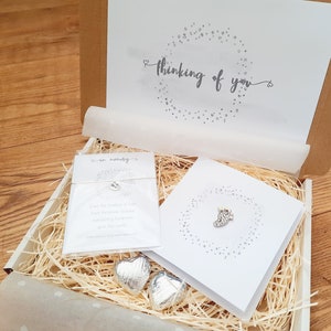 Miscarriage Gift Comfort Box / Babyloss / Bereavement Box / Miscarriage / Hug in a box / Wish Bracelet / Thinking of you image 1