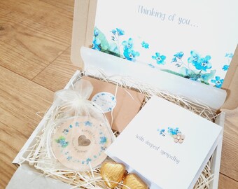 Forget Me Not Comfort Box / Bereavement Box / Miscarriage / Babyloss / Hug in a box / Letter Box Gift / Thinking of you