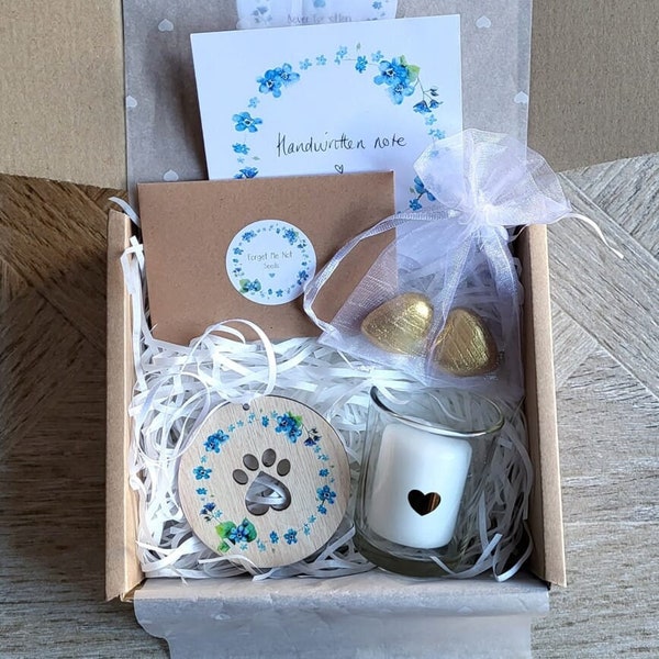 Pet Bereavement Box / Comfort Box / Forget Me Not Bereavement Gift / Loss of Pet