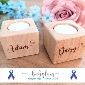 Memorial Candle - Babyloss Awareness Week / Remembrance / BLAW / Personalised / Miscarriage / Stillbirth
