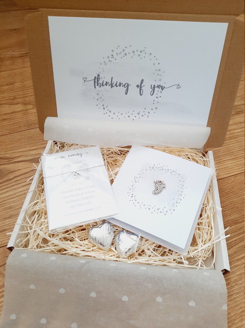 Miscarriage Gift Comfort Box / Babyloss / Bereavement Box / Miscarriage / Hug in a box / Wish Bracelet / Thinking of you image 2