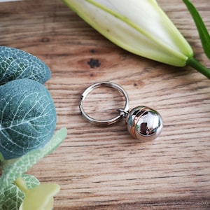Cremation Urn Key Ring - Love Forever Round Capsule