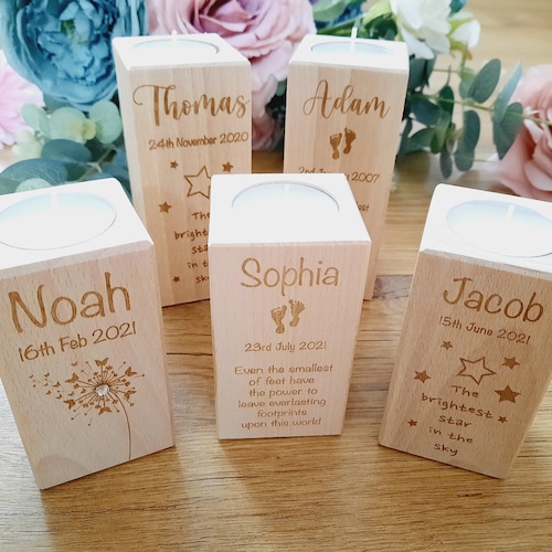 Personalised Miscarriage Gift Baby Loss Memorial Candle Etsy