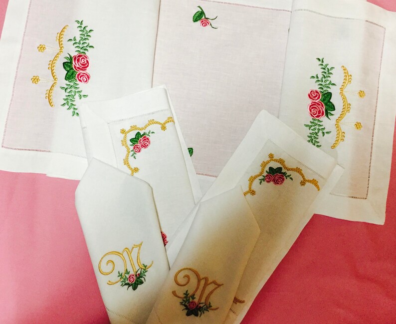 Heirloom Roses Fine Table Linens Collection, Table Linens, Table Runner