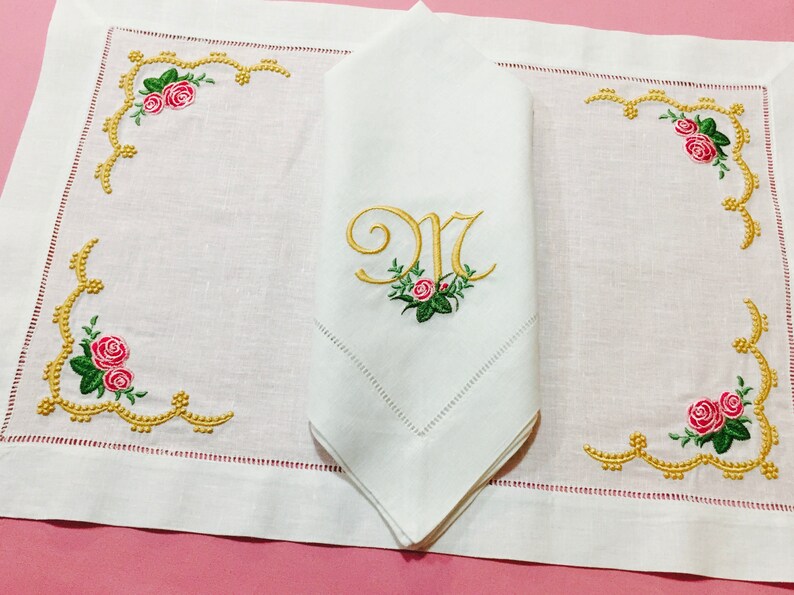 Heirloom Roses Fine Table Linens Collection, Table Linens, Table Runner