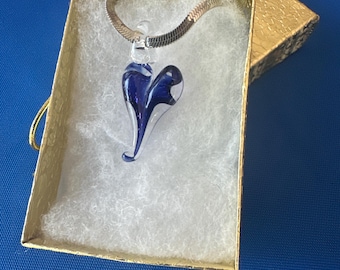 Glass Heart Necklace