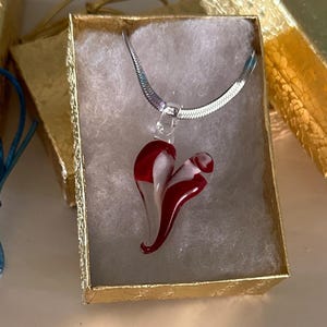 Glass Heart Necklace