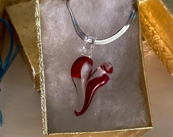 Glass Heart Necklace