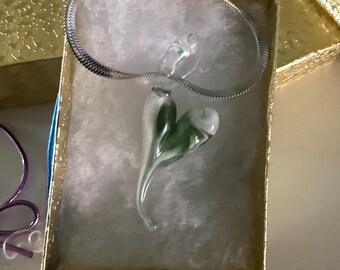 Glass Heart Necklace