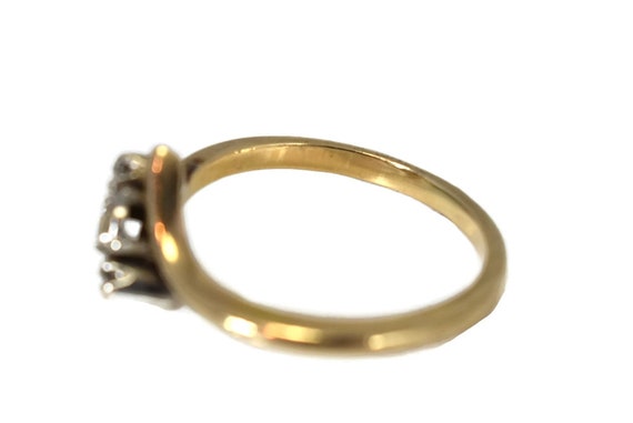 14k Gold Diamond Ring, 14k Gold Promise Ring, Dai… - image 8