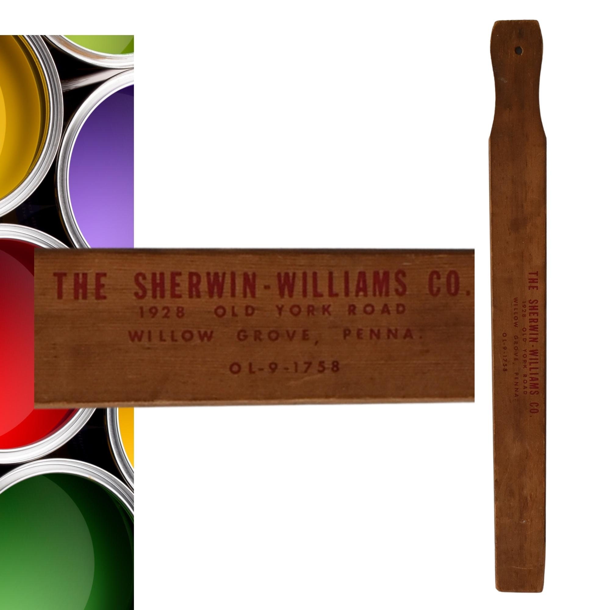 Vintage Sherwin Williams Advertising Oversized Paint Stick - Etsy