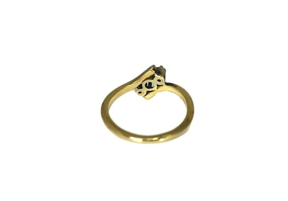 14k Gold Diamond Ring, 14k Gold Promise Ring, Dai… - image 4