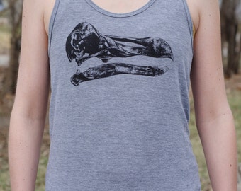LAST CHANCE - Dodo Skull Screen Print Tank Top