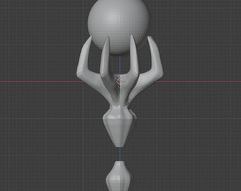 Queen Beryl Staff 3D Model STL Digital Download