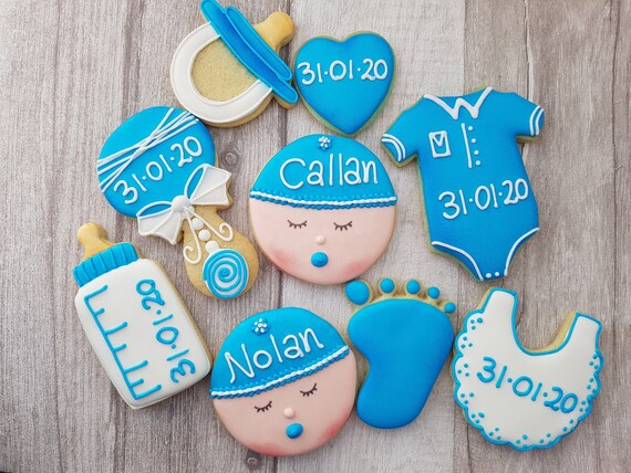 baby shower biscuit favours