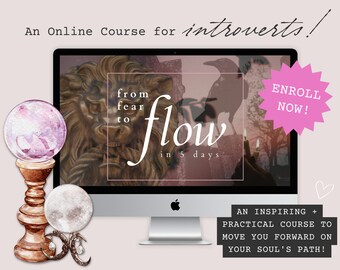 Curso de superación personal, Planificador de brujas, Libro de trabajo místico, Descarga digital de PDF, Objetivo de bruja, Manifiesto, Creación de cursos, Introvertido, Enfoque