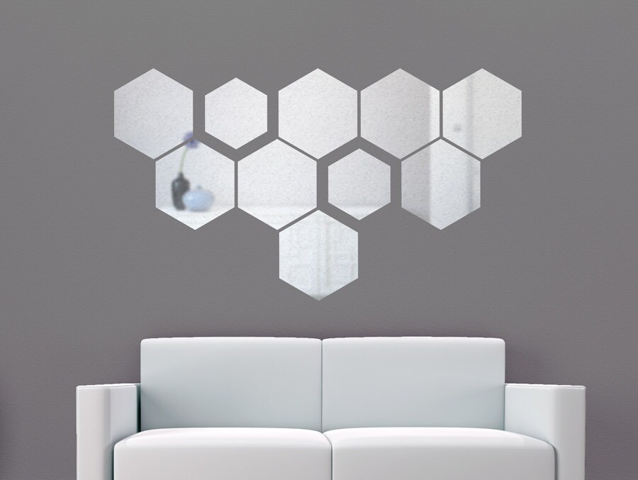 reflective wall decal honeycomb vinyl stickers for living etsyreflective wall decal honeycomb, vinyl stickers for living room, bedroom,quality vinyl decal, self adhesive wall sticker